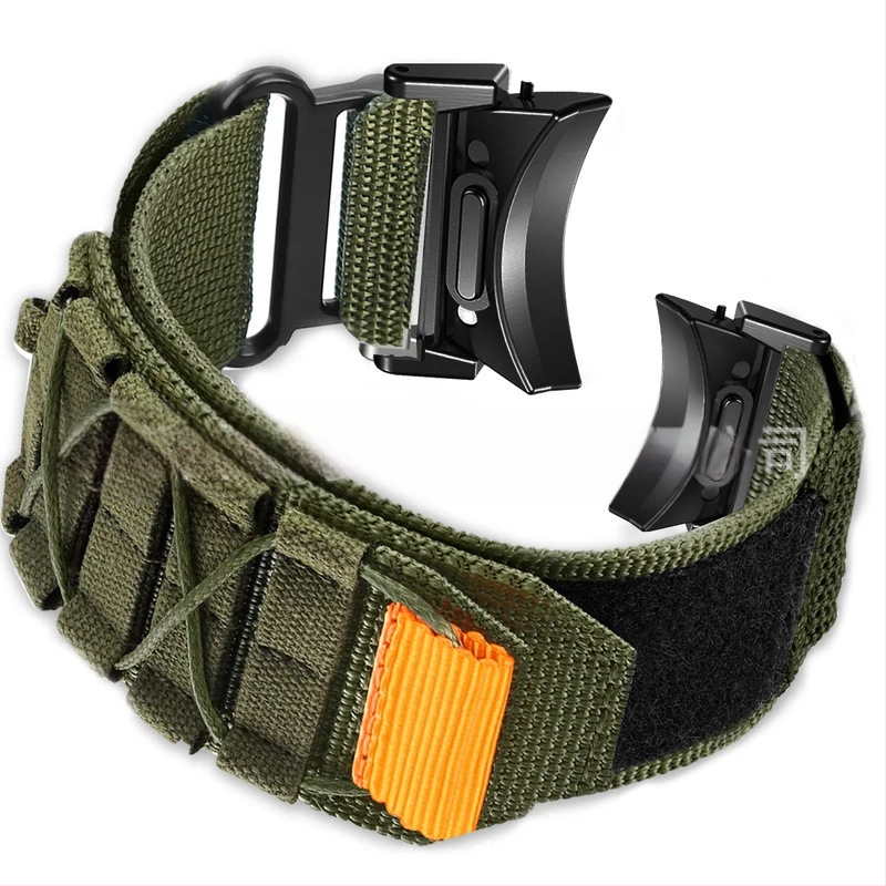 Samsung Watch 6/6c gombos gyorskioldós szíjjal, tépőzáras nejlonszíjjal, 4c/5pro sport csuklópánttal.