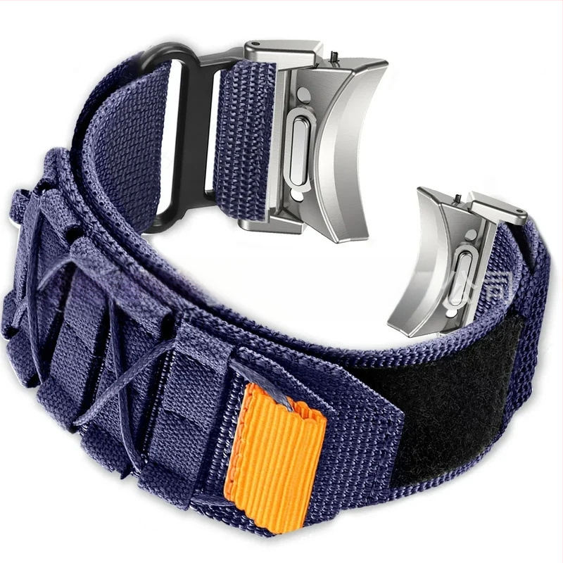 Samsung Watch 6/6c gombos gyorskioldós szíjjal, tépőzáras nejlonszíjjal, 4c/5pro sport csuklópánttal.