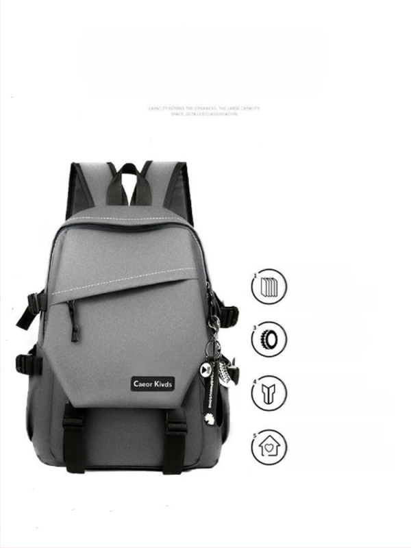 Seljakott meestele, seljakott, üliõpilase koolikott, moodne kerge, suure mahutavusega Jaapani Oxfordi riidest vabaaja reisikott