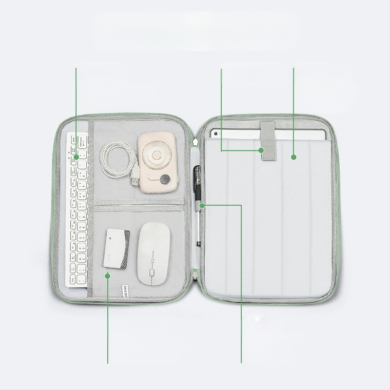 11 colių nešiojamas planšetinio kompiuterio krepšys verslui, biurui, kelioninis apsauginis dėklas, apsaugantis nuo purslų, horizontalus planšetinio kompiuterio vidinis krepšys, nešiojamas