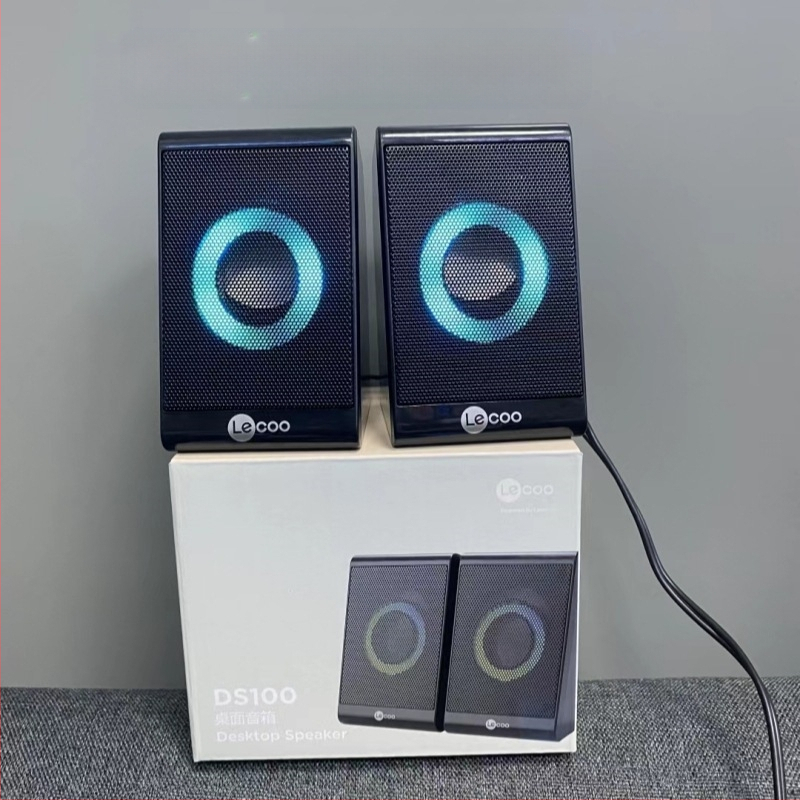 DS100 Настолен компютър, субуфер 2.0, високоговорител, USB кабелен, аудио за лаптоп, аксесоари за компютър, партида