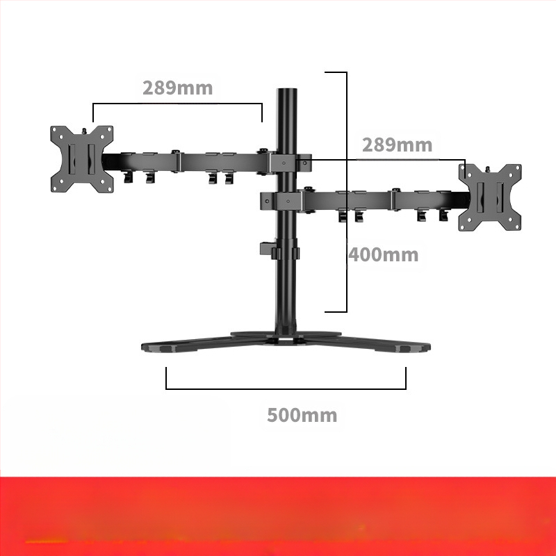 14-27 скоба за дисплей, двоен екран, снаждане, въртяща се компютърна повдигаща телескопична скоба [производител] AliExpress