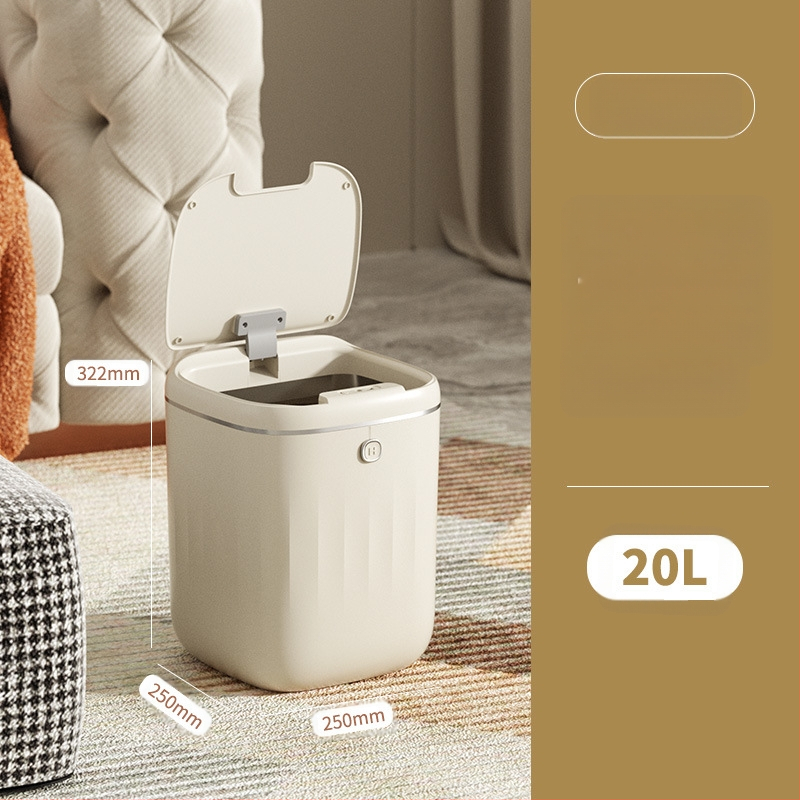 Išmanioji šiukšliadėžė su puikia išvaizda ir automatiniu jutikliu namų vonios kambariui ir virtuvei, didelė su dangčio jutikliu, tarpvalstybinė didmeninė prekyba