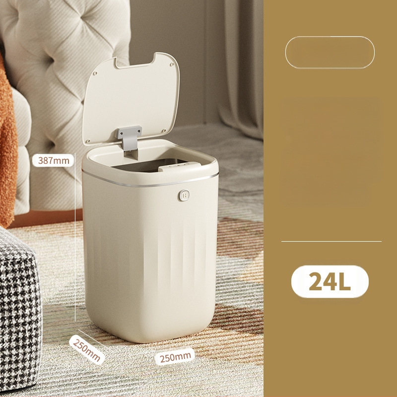 Išmanioji šiukšliadėžė su puikia išvaizda ir automatiniu jutikliu namų vonios kambariui ir virtuvei, didelė su dangčio jutikliu, tarpvalstybinė didmeninė prekyba