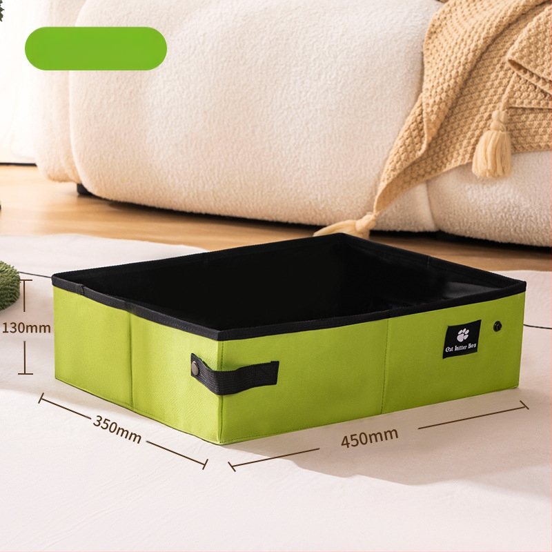 Hordozható macskaalom doboz, összecsukható, eldobható alom doboz, macska WC, utazótáska, alomdoboz, macska kellékek