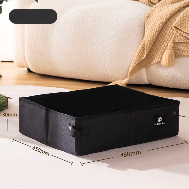 Prijenosna kutija za pijesak za mačke, sklopiva kutija za jednokratnu upotrebu, mačji WC, putna torba za pijesak, mačji pribor