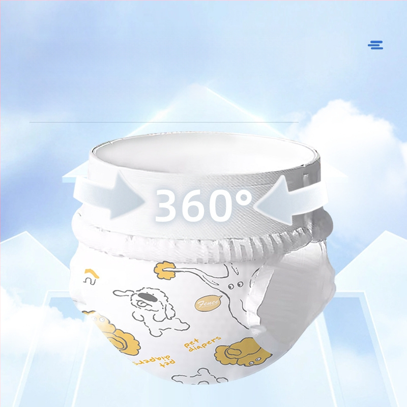 Ühekordsed isaskoerte mähkmed, füsioloogilised püksid, mugavad ja hingavad, lekkekindlad, kergesti imenduvad ja ei pöördosmoosi, sise- ja välistingimustes kasutamiseks