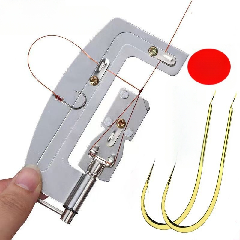 Uus kiirkonksuga roostevabast terasest konksuga topeltkonksuga poolautomaatne haakimise Jinhaixi konksutööriista haakimise konksu artefakt