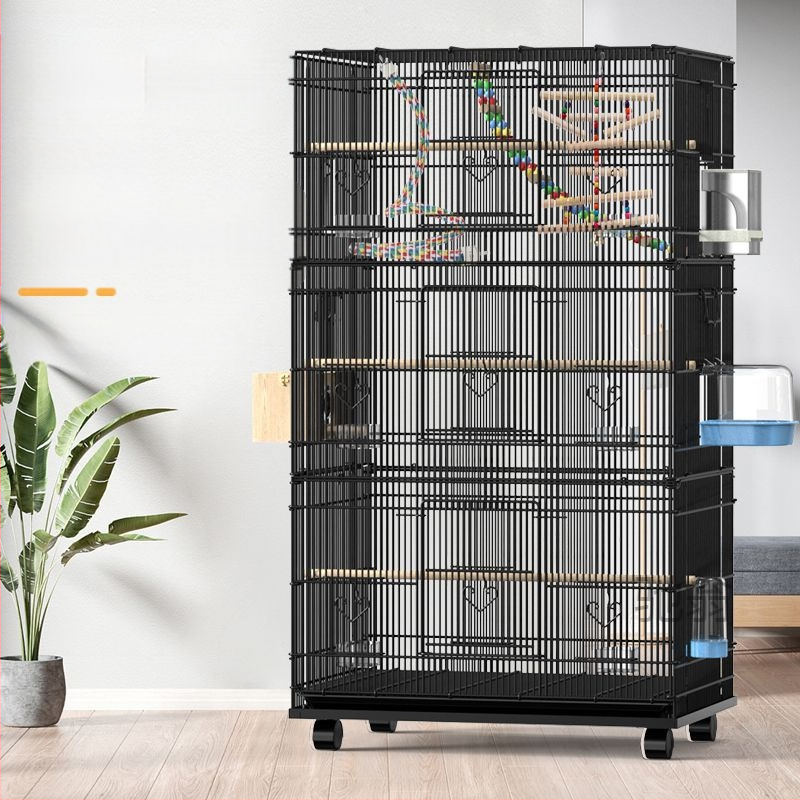 Lu f голяма луксозна клетка за папагал орехче осем тигрова кожа xuanfeng божур клетка за птици развъждане огромен дом