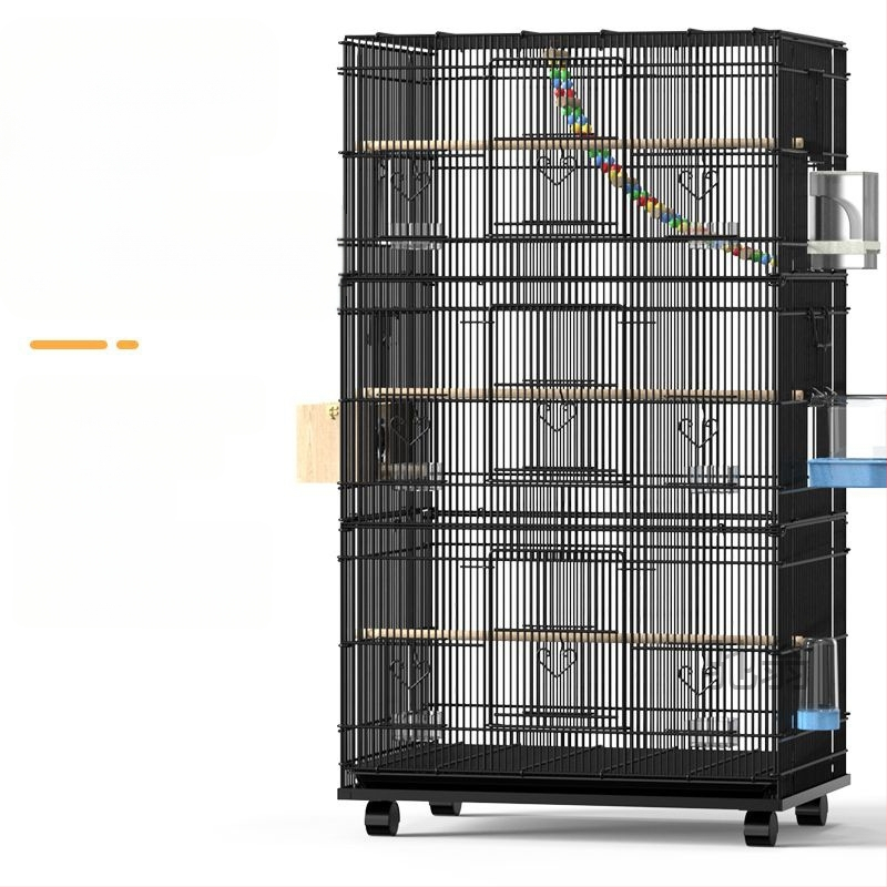 Lu f голяма луксозна клетка за папагал орехче осем тигрова кожа xuanfeng божур клетка за птици развъждане огромен дом