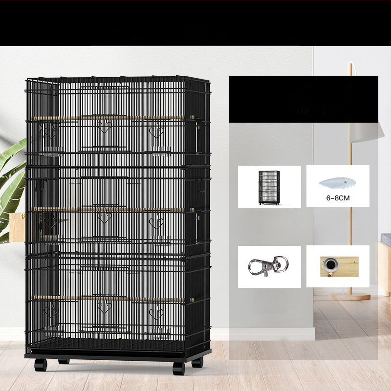 Lu f голяма луксозна клетка за папагал орехче осем тигрова кожа xuanfeng божур клетка за птици развъждане огромен дом