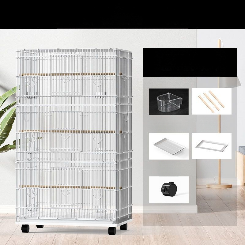 Lu f голяма луксозна клетка за папагал орехче осем тигрова кожа xuanfeng божур клетка за птици развъждане огромен дом