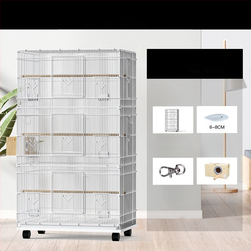 Lu f голяма луксозна клетка за папагал орехче осем тигрова кожа xuanfeng божур клетка за птици развъждане огромен дом