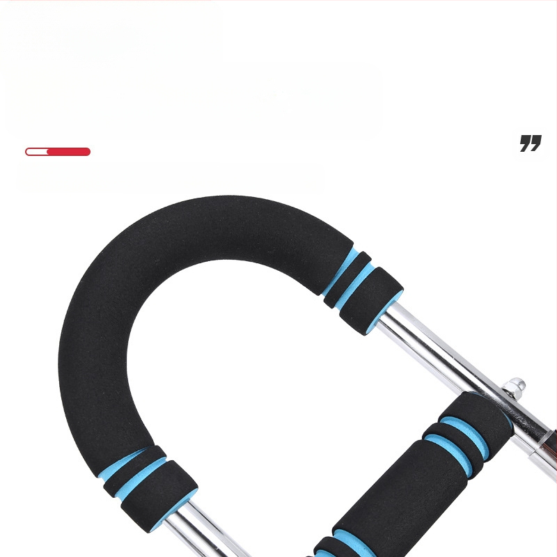 Naujas U formos daugiafunkcis reguliuojamo rankos tipo treniruoklis patalpoms, riešo spyruoklinė rankos juosta