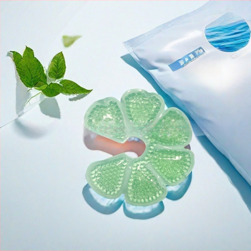 Kuum ja külm kompress rinnale Keskkonnasõbralik PVC helmestega rinnaplaaster Kuum ja külm kaheotstarbeline jahutav leevenduspiim Suurendab külma ja kuuma kompressi Jääkompress piimaplaaster