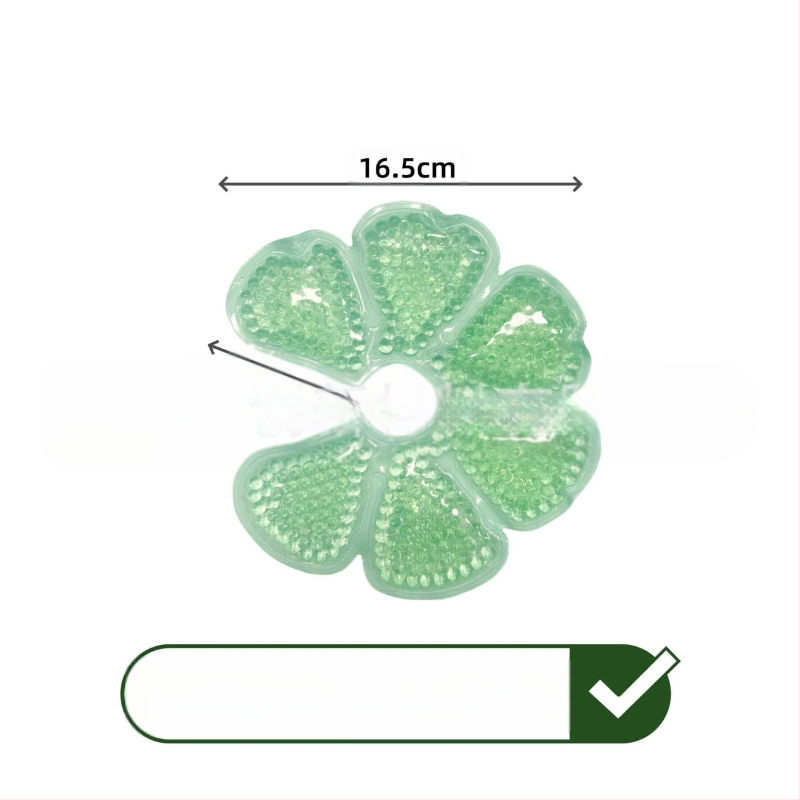 Kuum ja külm kompress rinnale Keskkonnasõbralik PVC helmestega rinnaplaaster Kuum ja külm kaheotstarbeline jahutav leevenduspiim Suurendab külma ja kuuma kompressi Jääkompress piimaplaaster
