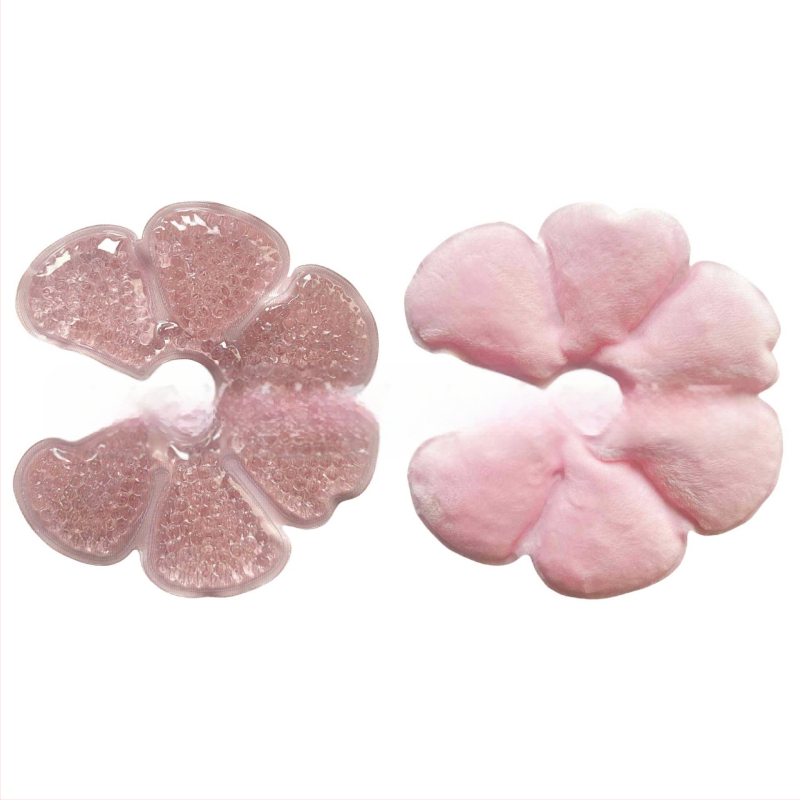 Kuum ja külm kompress rinnale Keskkonnasõbralik PVC helmestega rinnaplaaster Kuum ja külm kaheotstarbeline jahutav leevenduspiim Suurendab külma ja kuuma kompressi Jääkompress piimaplaaster