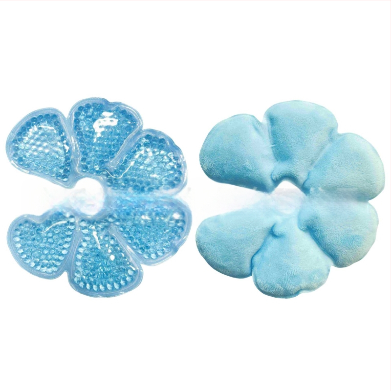 Kuum ja külm kompress rinnale Keskkonnasõbralik PVC helmestega rinnaplaaster Kuum ja külm kaheotstarbeline jahutav leevenduspiim Suurendab külma ja kuuma kompressi Jääkompress piimaplaaster