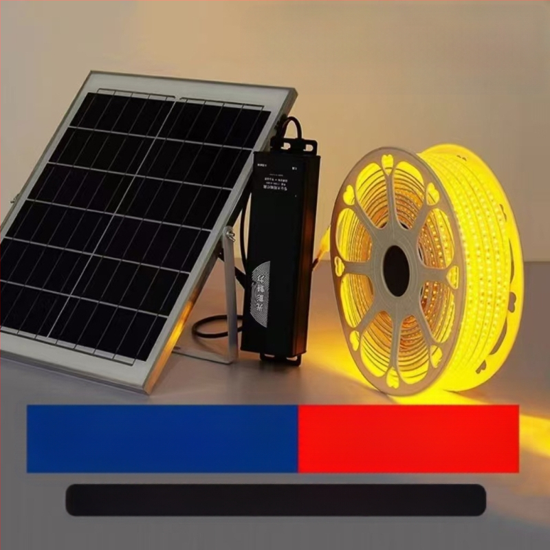 Uus päikesevalgusti välistingimustes kasutatava veekindla üliereda sisehoovi rõdu aia atmosfäärivalgusega villa räästa LED-valgusribaga