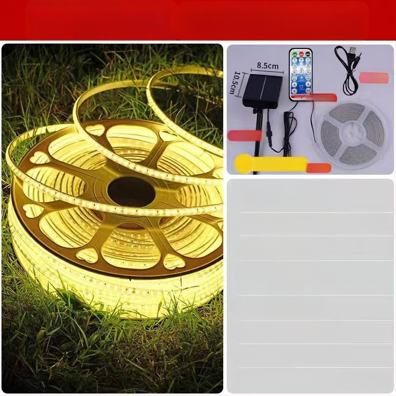 Uus päikesevalgusti välistingimustes kasutatava veekindla üliereda sisehoovi rõdu aia atmosfäärivalgusega villa räästa LED-valgusribaga