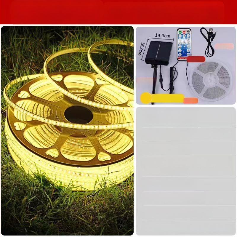 Uus päikesevalgusti välistingimustes kasutatava veekindla üliereda sisehoovi rõdu aia atmosfäärivalgusega villa räästa LED-valgusribaga