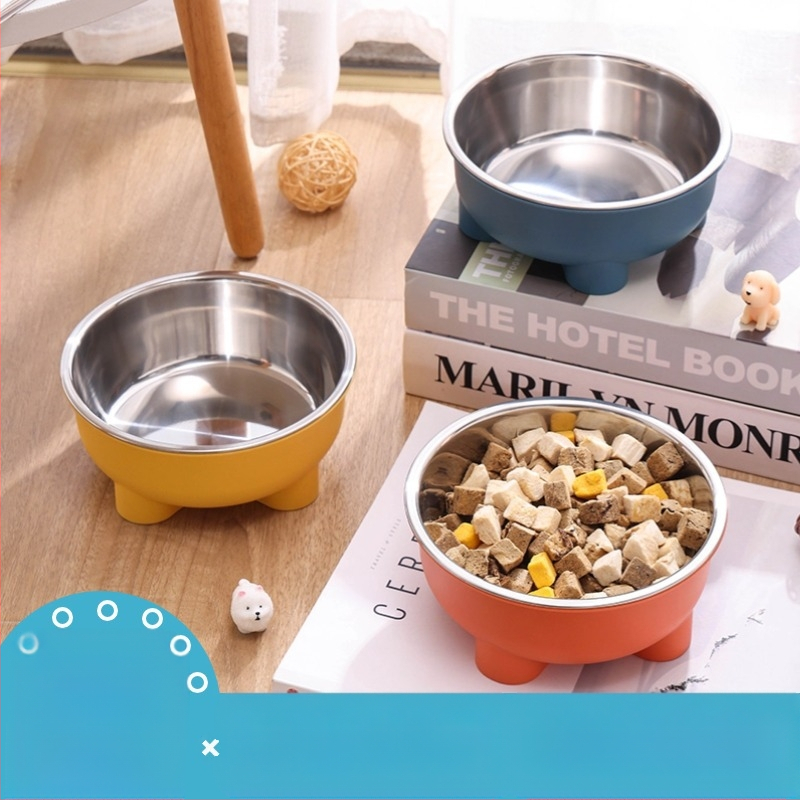 raktáron nagykereskedelmi cukorka színű kisállat tál kutyatál macskatál kisállat kutyatál könnyen tisztítható kisállat kellékek négy sarok csúszásmentes tál