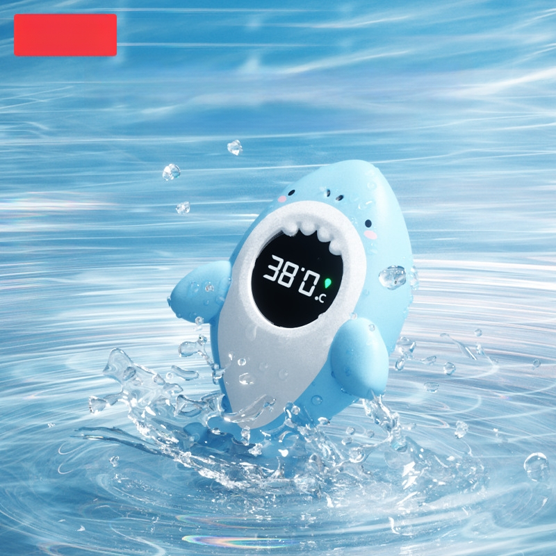 Kūdikio vandens termometras kūdikio voniai išmanusis elektroninis didelės raiškos didelio ekrano tikslus vandens termometras, skirtas