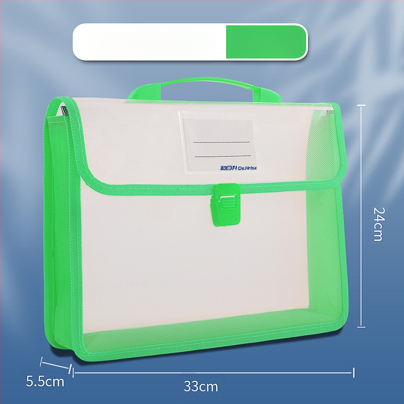 Преносима чанта за документи A4, информационна чанта, триизмерна, с голям капацитет, чанта за съхранение на учебници и данни, водоустойчива и преносима