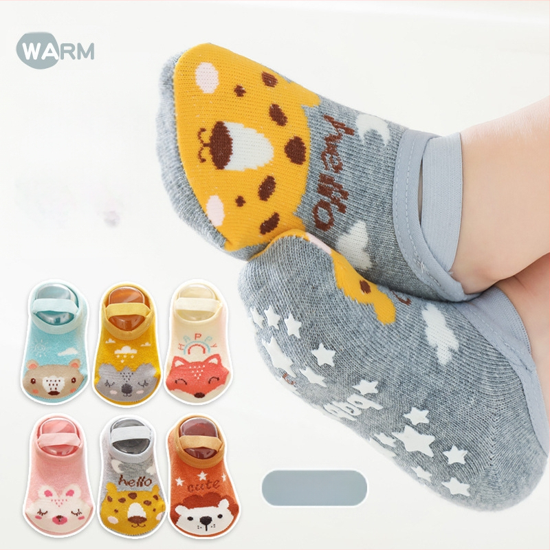 Baba utazása Tavasz és Ősz Nyár Puha Alsó Új Gyermek Szélhez Kötött Zokni Baba Kisgyermek Zokni Baba Padlózokni Rajzfilm Csúszásgátló