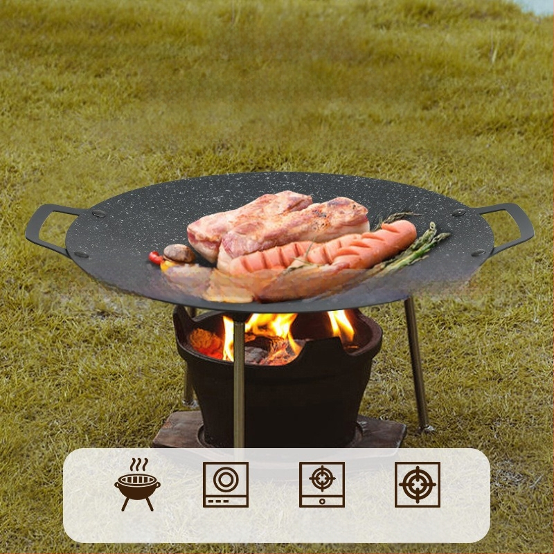 Otsemüük Korea grilliplaat maifan kivist grilliplaat välistingimustes kasutamiseks mõeldud teppanyaki mittenakkuva panniplaadiga pliit hulgimüük