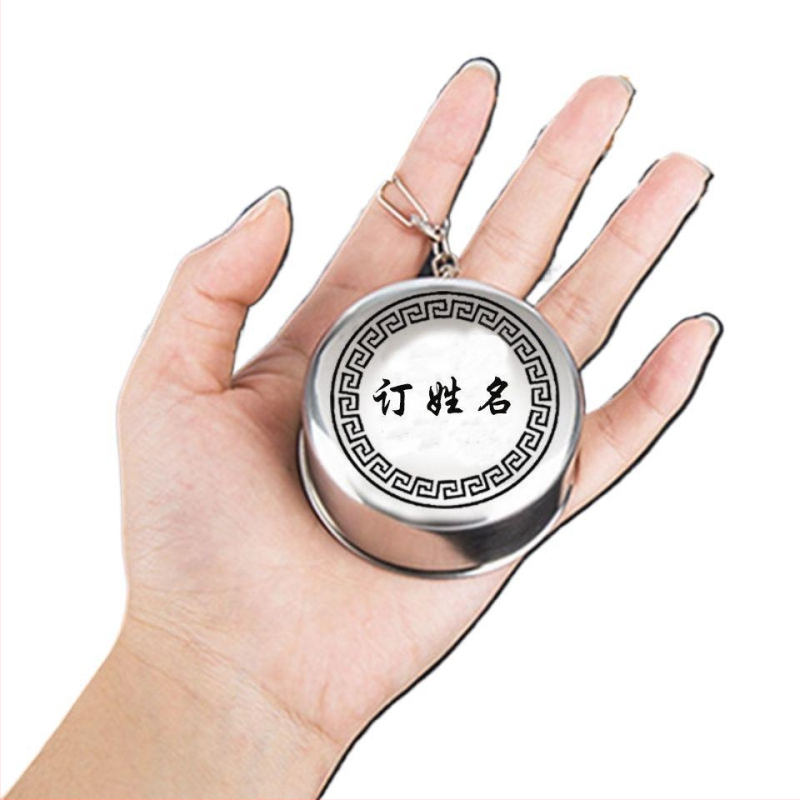 Kūrybingas sulankstomas vandens puodelis, nešiojamas, sulankstomas puodelis, nerūdijančio plieno, kuriame telpa verdantis vanduo, ištraukiamas kelioninis suspaudimo puodelis, atsparus aukštai temperatūrai