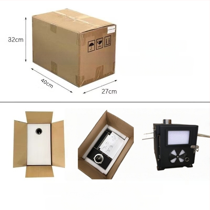 Határokon átnyúló kültéri kemping fatüzelésű kályha sátorkályha fűtőkályha könnyen összecsukható hordozható multifunkcionális tűzifa kályhával