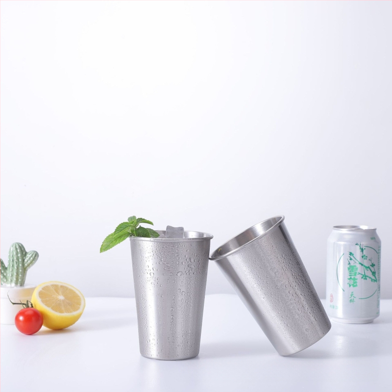 304 roostevabast terasest ühekihiline lokitangiga õlletops, lihtne välistingimustes kasutatav mugavuskülmjoogitops väliskaubanduse hulgimüügiks