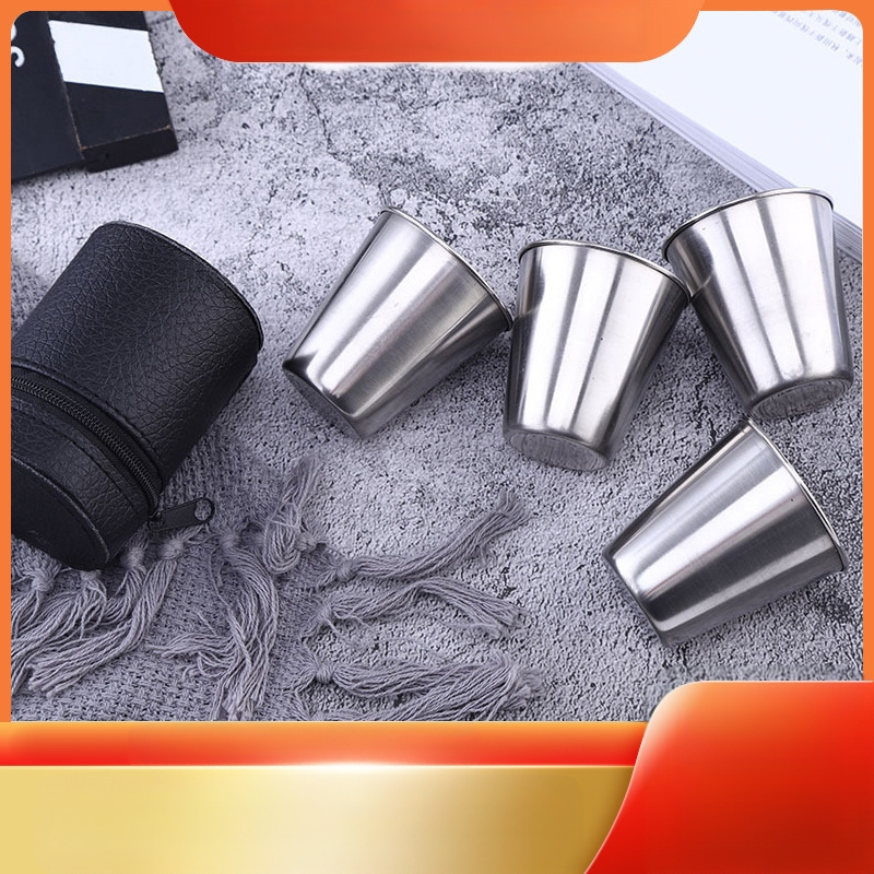 Piiriülene tarne 70ml lihviv roostevabast terasest valge veini klaas Amazonist, kuummüük, kaasaskantav välistingimustes kasutatav telkimiseks mõeldud metallist veeklaas