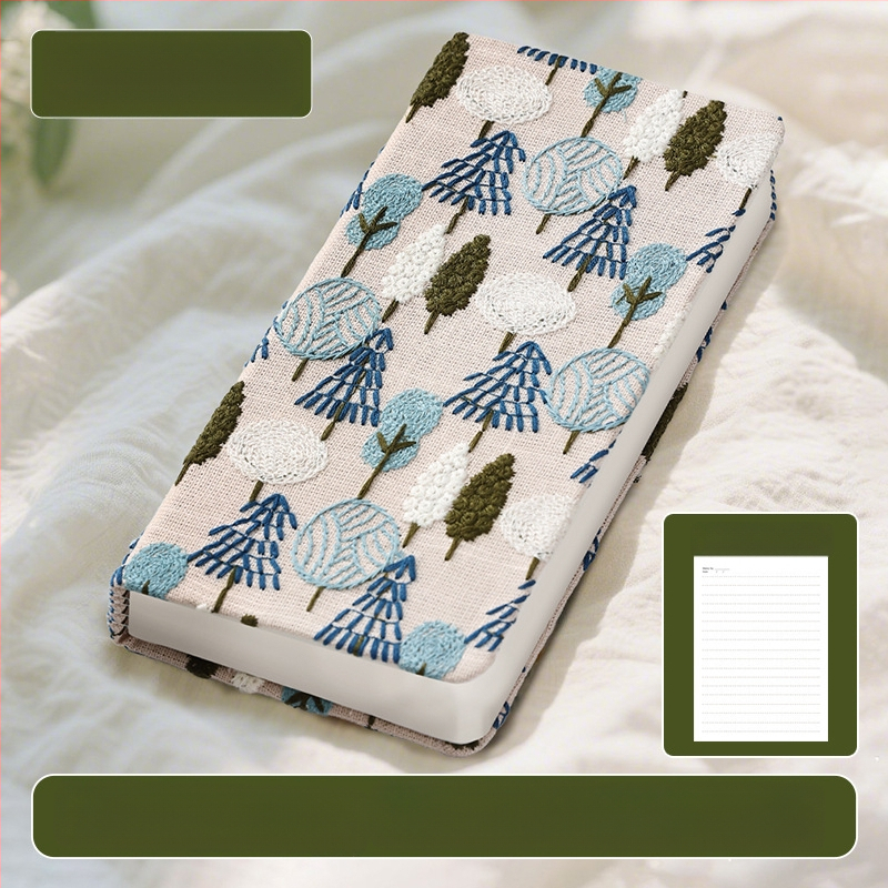 Kézikönyv, Százszorszép Irodalmi Hímzésnapló, Kis Virágos, Vászonnal Borított Jegyzetfüzet, Elegáns Kézikönyv, Üres Könyv