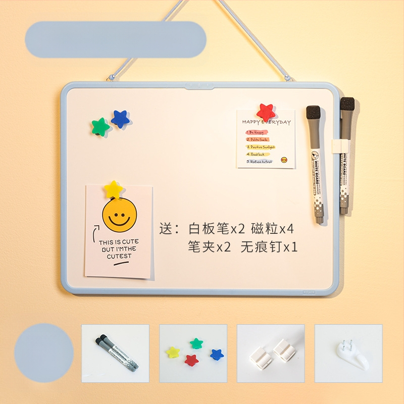 Funi õppetahvel, kustutatav kirjutusalus, laste majapidamise kahepoolne tahvel, magnetiline rippuv lauaarvuti väike tahvel