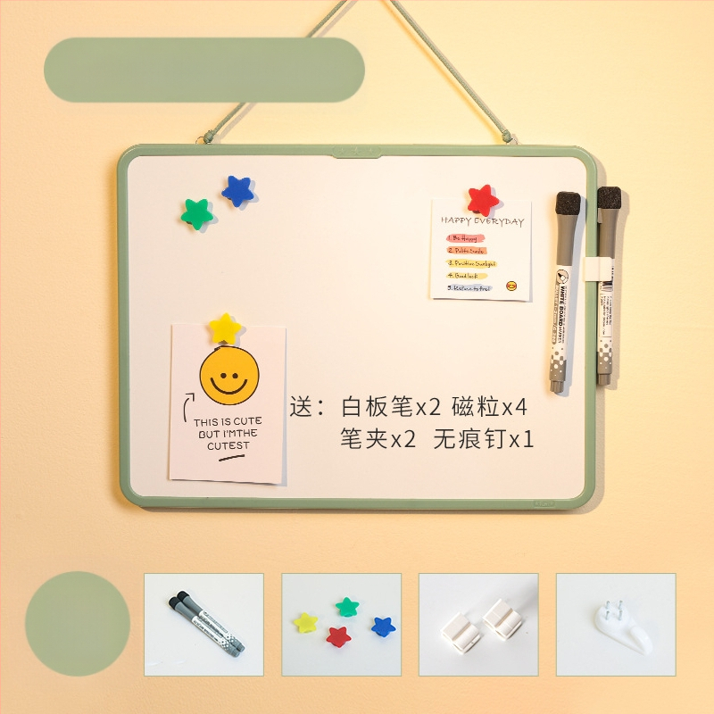 Funi õppetahvel, kustutatav kirjutusalus, laste majapidamise kahepoolne tahvel, magnetiline rippuv lauaarvuti väike tahvel