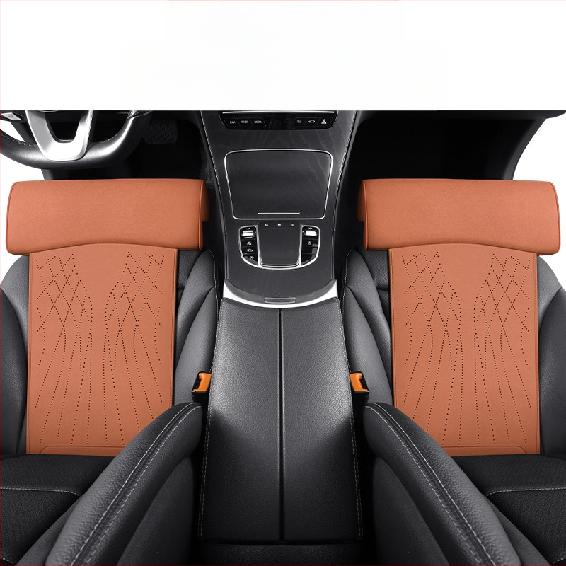 Uus autoistmepadi mäluvahust jalatugi seemisnahast istmepadi jalatugi integreeritud juhiistme ja kõrvalistuja istme pikendatud padi