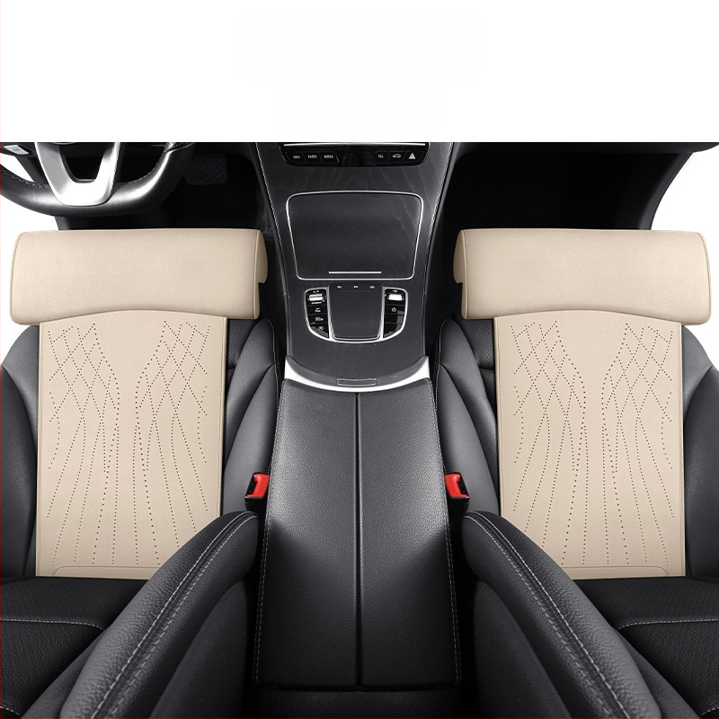 Uus autoistmepadi mäluvahust jalatugi seemisnahast istmepadi jalatugi integreeritud juhiistme ja kõrvalistuja istme pikendatud padi