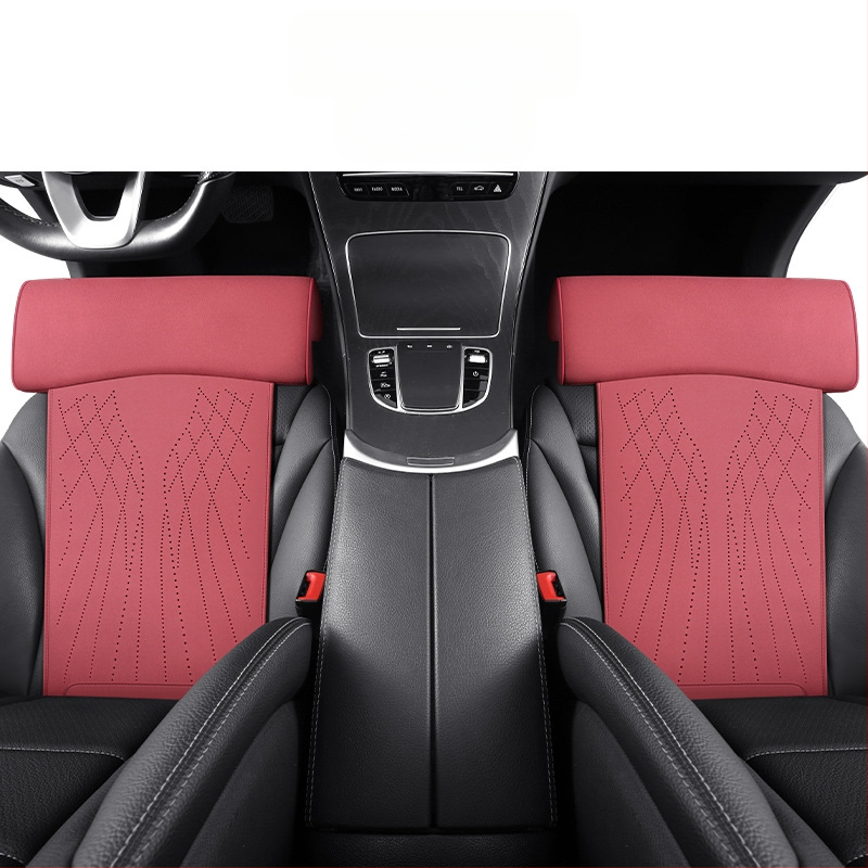 Uus autoistmepadi mäluvahust jalatugi seemisnahast istmepadi jalatugi integreeritud juhiistme ja kõrvalistuja istme pikendatud padi