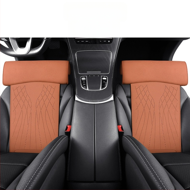 Uus autoistmepadi mäluvahust jalatugi seemisnahast istmepadi jalatugi integreeritud juhiistme ja kõrvalistuja istme pikendatud padi