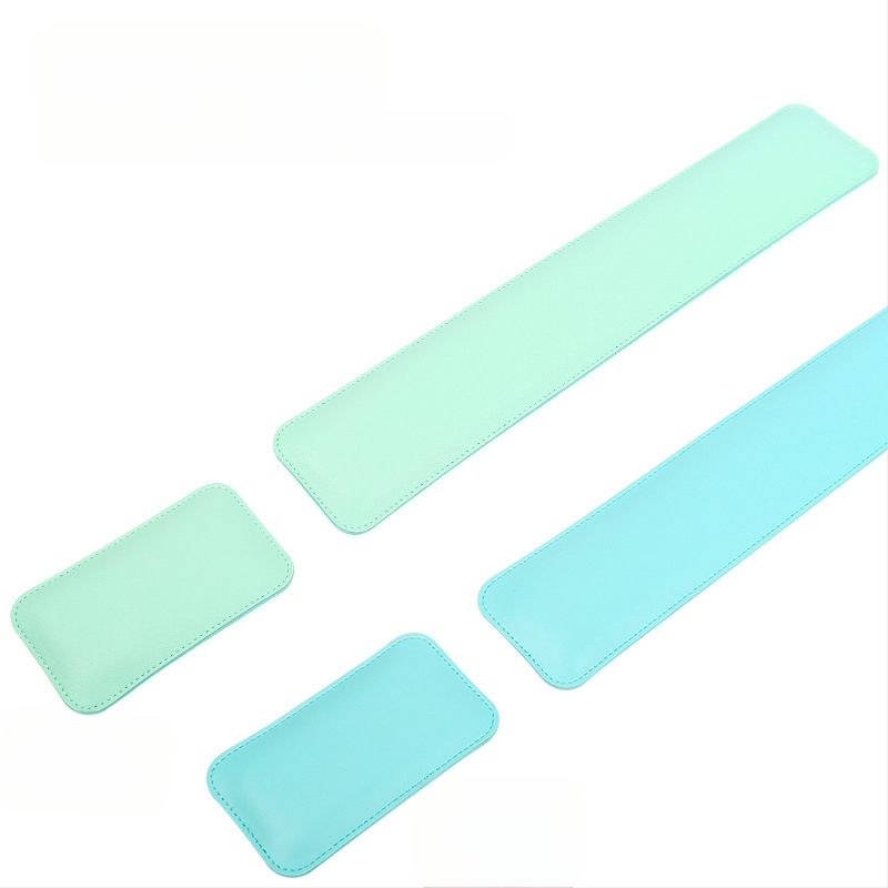 Piiriülene ühevärviline lihtne nahast hiirematt, eriti suur pehme randmetugi, klaviatuuri käetugi, arvutilauamatt, partii