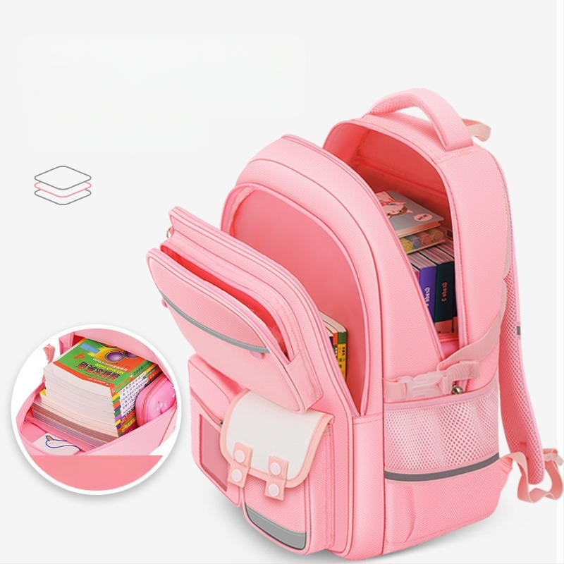 Koolikotid algkooli tüdrukutele, suure mahutavusega ja plekikindlad laste koolikotid, 6-12-aastaste poiste koormust vähendavad seljakotid 1.-6. klassi algkooliõpilastele