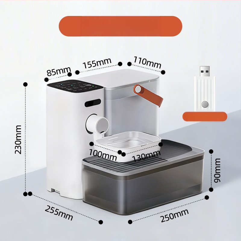 Amazon Explosions kassi veejaotur, mis tühjendab lemmiklooma automaatset veesööturit, lahti ühendatud nutika koera veejaoturit