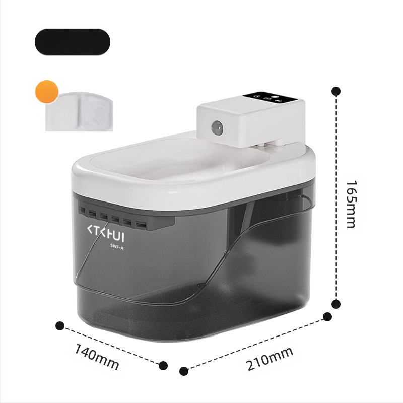 Amazon Explosions kassi veejaotur, mis tühjendab lemmiklooma automaatset veesööturit, lahti ühendatud nutika koera veejaoturit