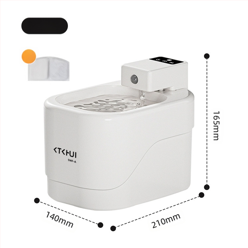 Amazon Explosions kassi veejaotur, mis tühjendab lemmiklooma automaatset veesööturit, lahti ühendatud nutika koera veejaoturit