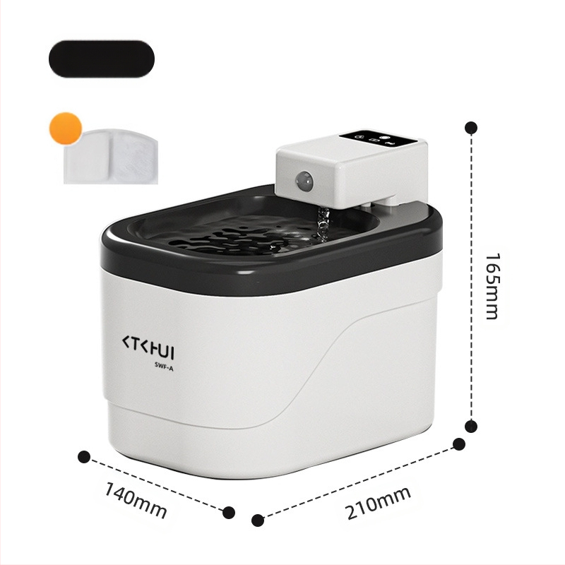 Amazon Explosions kassi veejaotur, mis tühjendab lemmiklooma automaatset veesööturit, lahti ühendatud nutika koera veejaoturit