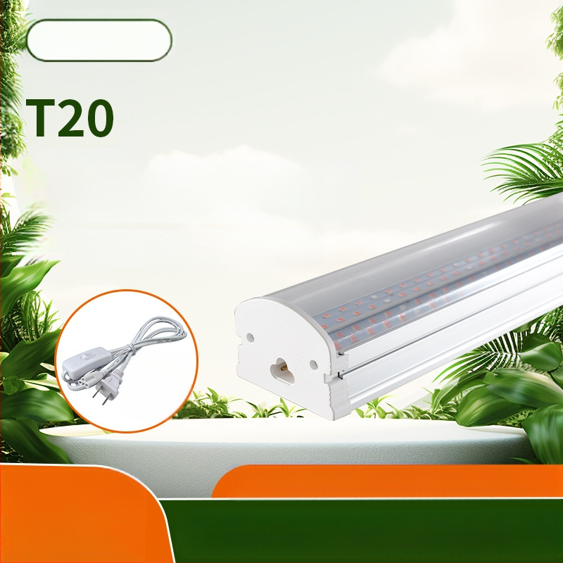 Augalų lempa T20 viso spektro augimo lempa sukulentų lempa žaliųjų augalų papildoma šviesa LED gėlių augalų augimo lempa