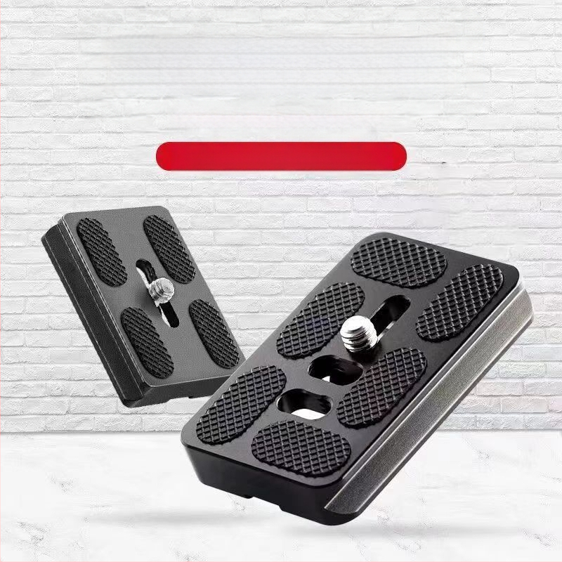 Tehase otseühendusega kaamera kiirkinnitusplaat panoraami/kallutamise kiirkinnitusplaat Klambrihoidik peegelkaamerale alumiiniumsulamist universaalne PU60 kiirkinnitusplaat