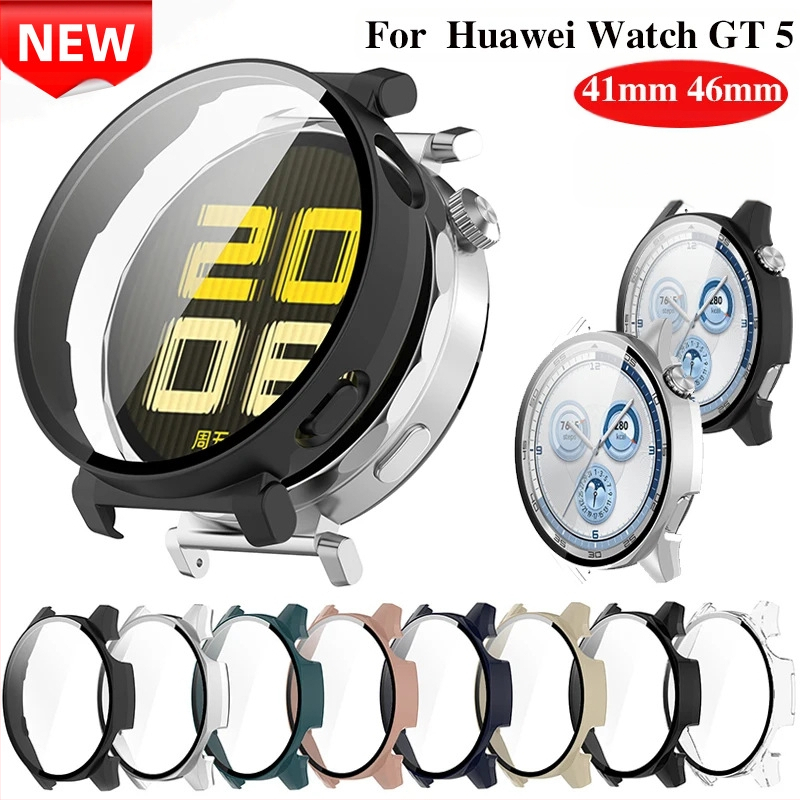 Tiesioginiai gamykliniai pardavimai, tinkantys „Huawei GT5 41/46 mm“ apsauginiam dėklui, „Huawei Watchgt5Pro“ dėklui ir integruotai plėvelei.